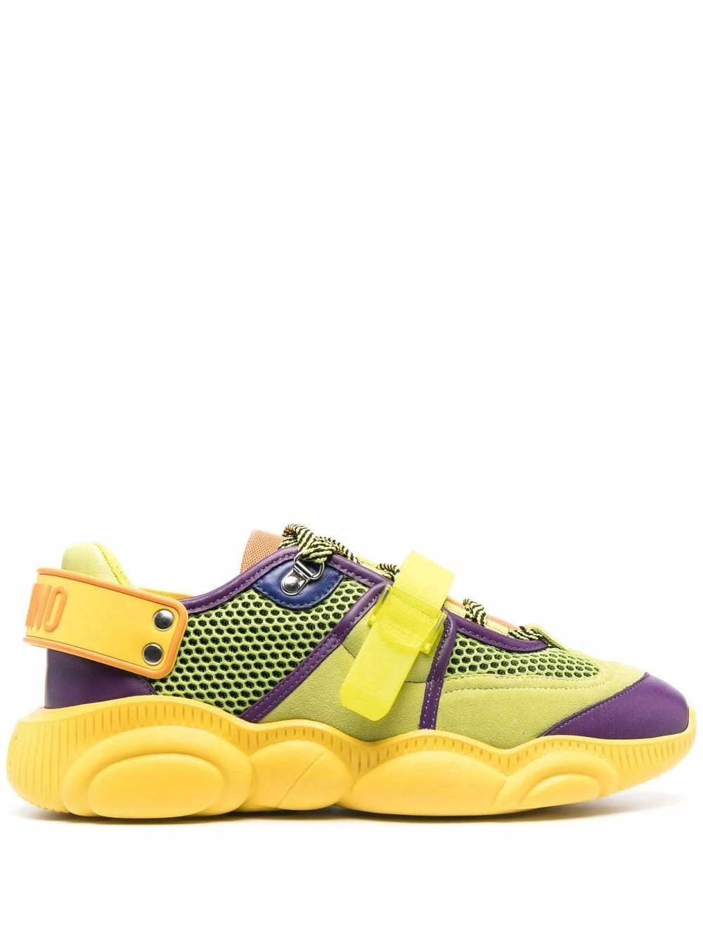 Deals ๐ Moschino Teddy panelled low top ๐ sneakers ๐ 3 Moschino Teddy panelled low-top sneakers