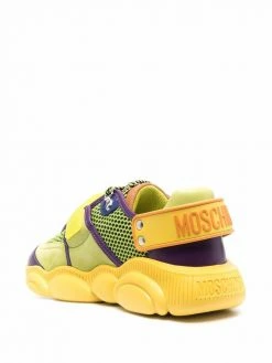 Deals ๐ Moschino Teddy panelled low top ๐ sneakers ๐ 8 Moschino Teddy panelled low-top sneakers