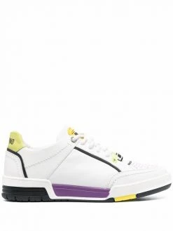 Moschino low-top leather sneakers