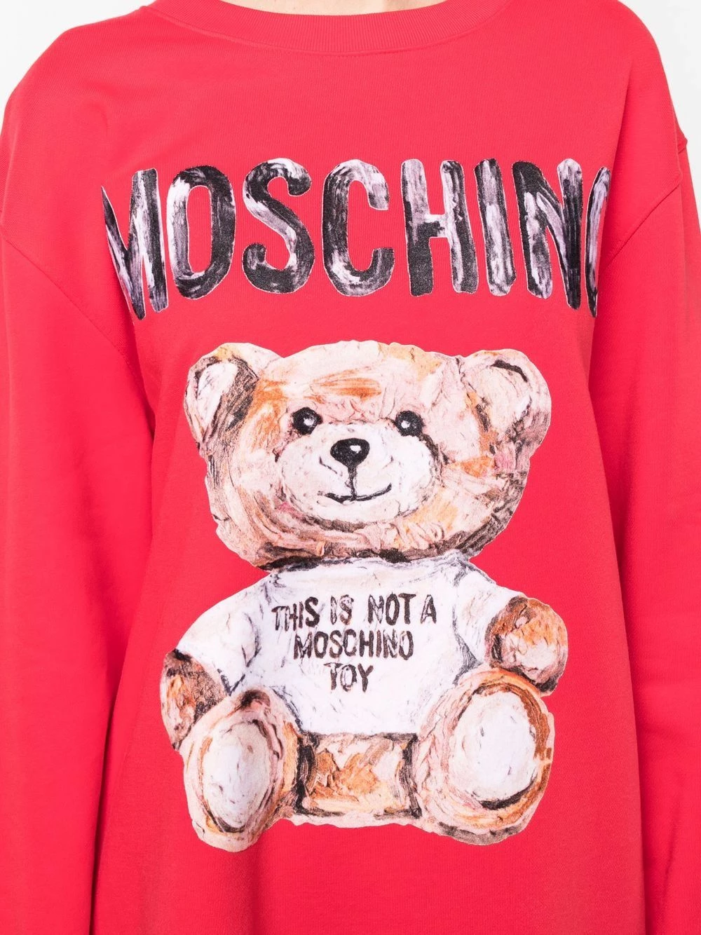 Best reviews of โจ Moschino Long sleeve teddy bear print ๐ dress ๐ 7 Moschino long-sleeve teddy bear print dress
