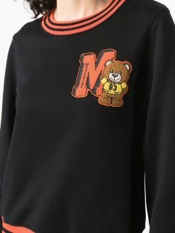 Moschino teddy bear patch sweater