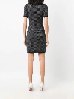 Moschino teddy bear button knitted dress