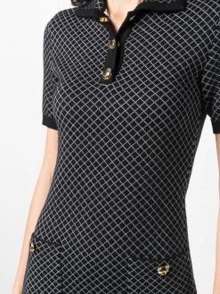 Moschino teddy bear button knitted dress