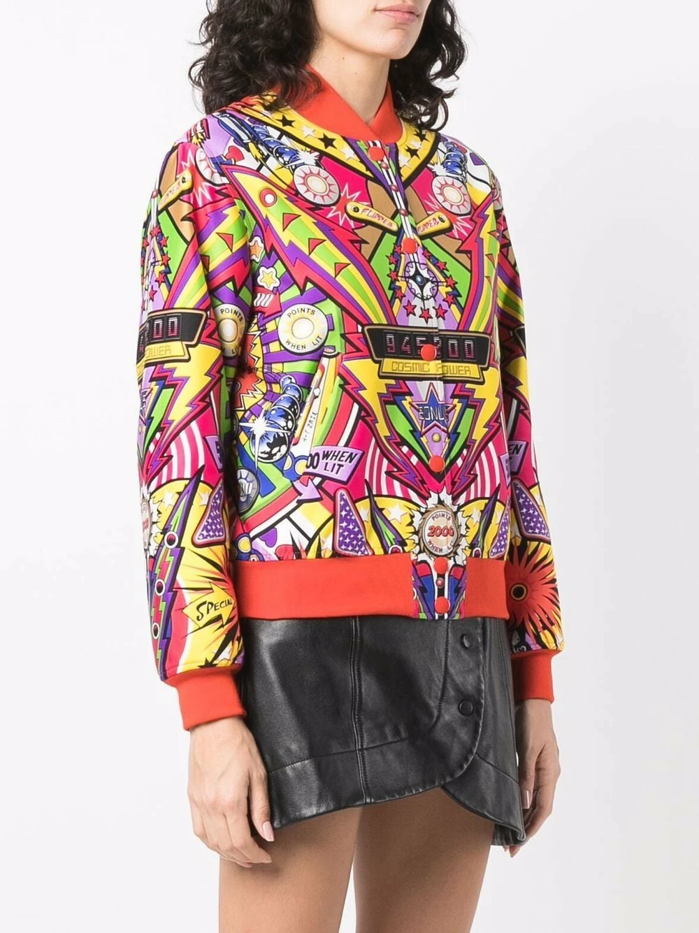 Wholesale ๐งจ Moschino Graphic print bomber jacket ๐ 5 Moschino graphic-print bomber jacket