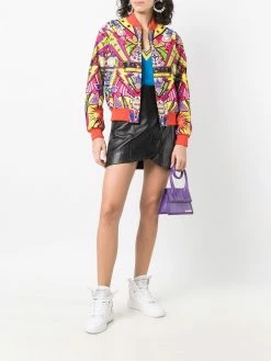 Moschino graphic-print bomber jacket
