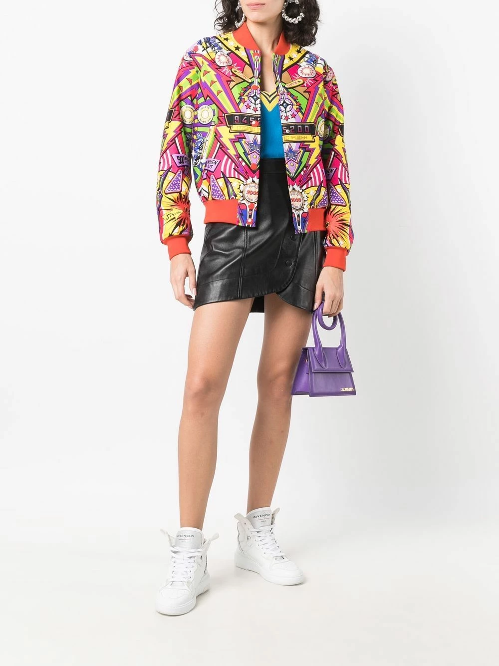 Wholesale ๐งจ Moschino Graphic print bomber jacket ๐ 4 Moschino graphic-print bomber jacket
