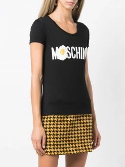 Moschino egg-print cotton T-shirt