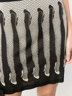 Discount ๐คฉ Moschino Legs print knitted ๐ skirt ๐ 11 Moschino legs-print knitted skirt