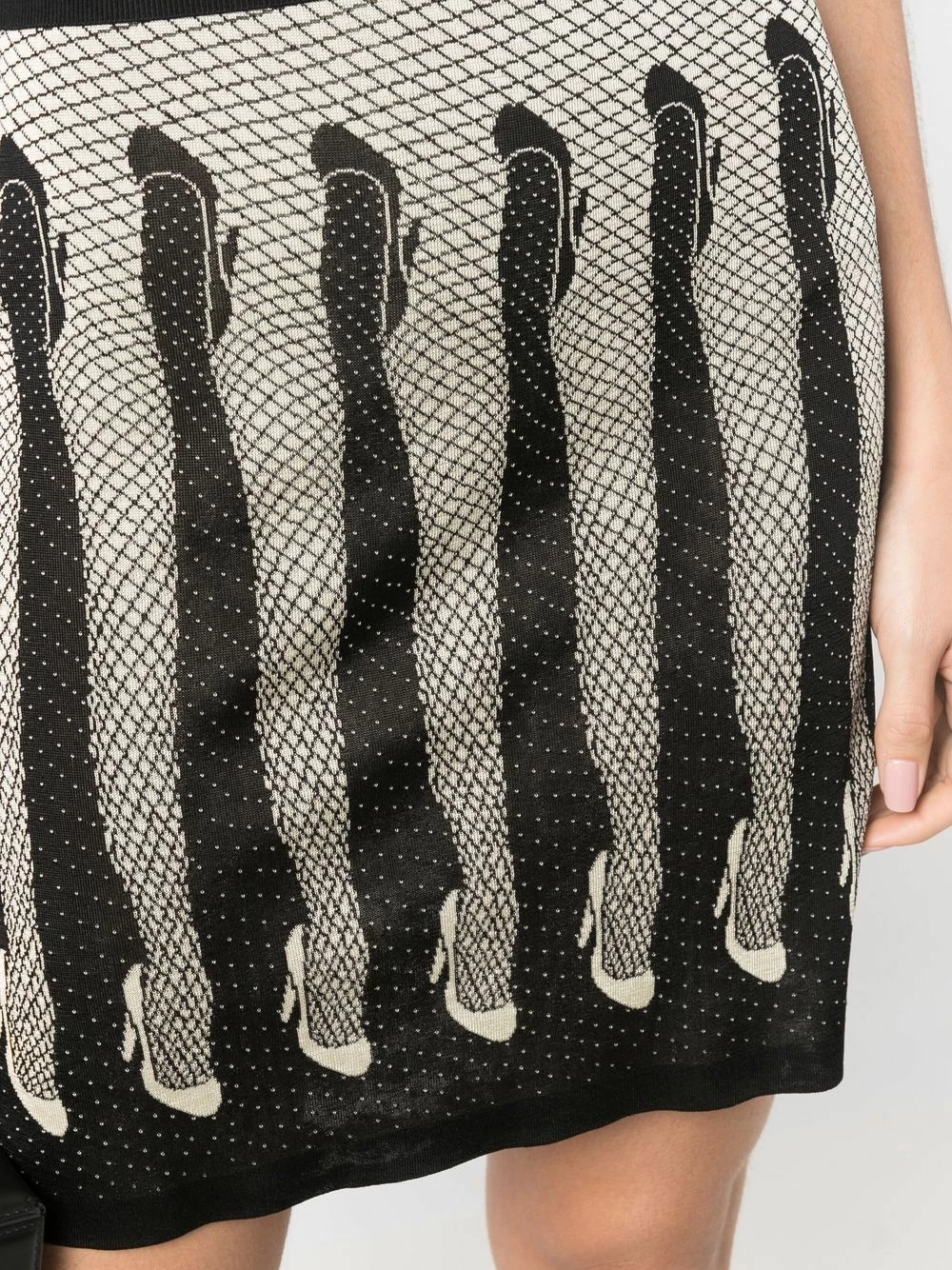 Discount ๐คฉ Moschino Legs print knitted ๐ skirt ๐ 7 Moschino legs-print knitted skirt