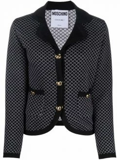 Moschino teddy bear button blazer
