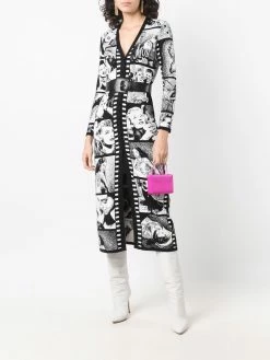 Moschino photograph-print knitted dress