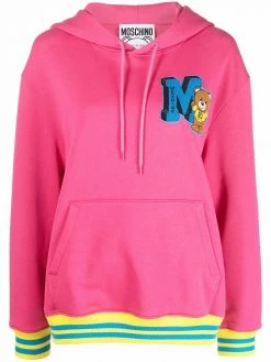 Moschino chest logo-print hoodie