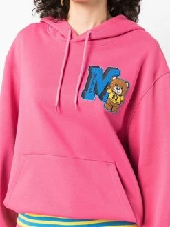 Moschino chest logo-print hoodie