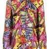 Moschino graphic-print silk shirt