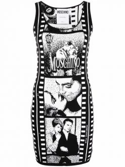 Moschino movie star print dress