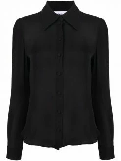 Moschino long-sleeve silk shirt