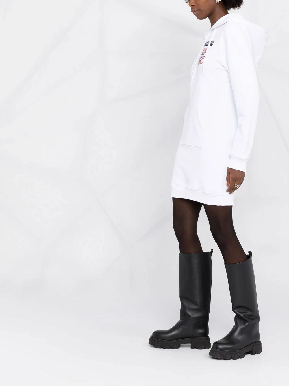 Promo ๐ Moschino Logo print hooded sweater ๐ dress ๐ฅ 8 Moschino logo-print hooded sweater dress