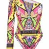 Hot Sale ๐ฏ Moschino Graphic print one shoulder ๐ฉฑ swimsuit ๐ฏ 1 Moschino graphic-print one-shoulder swimsuit