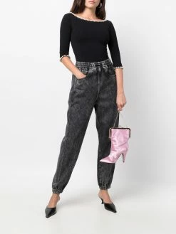 Moschino boot tote bag