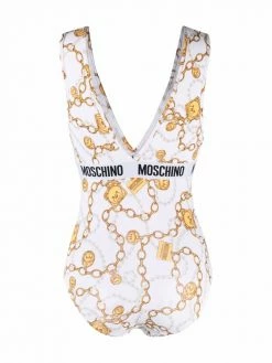 Moschino teddy chain-print bodysuit