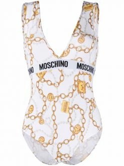 Moschino teddy chain-print bodysuit