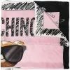 Moschino teddy bear-print silk scarf