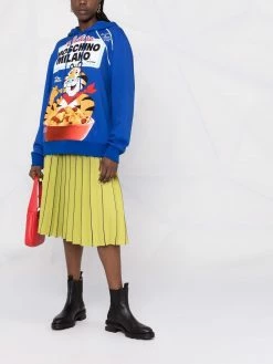 Moschino Frosties graphic-print pullover hoodie