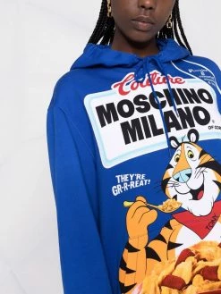 Moschino Frosties graphic-print pullover hoodie