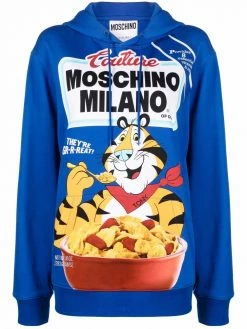 Moschino Frosties graphic-print pullover hoodie