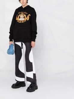 Moschino Teddy Bear logo-printed hoodie