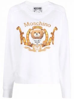 Moschino Teddy Bear logo printed sweatshirt