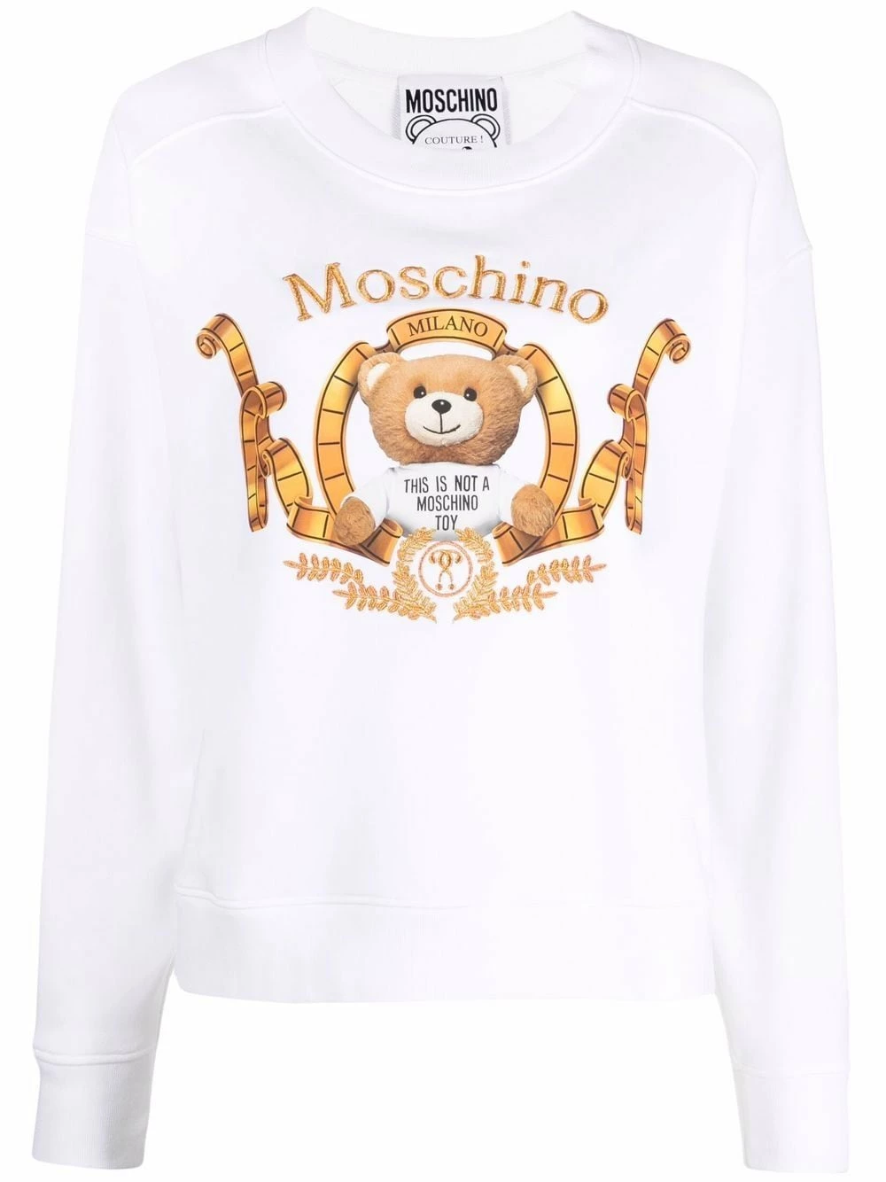 Best Sale 💯 Moschino Teddy Bear logo printed sweatshirt 😀 3 Moschino Teddy Bear logo printed sweatshirt