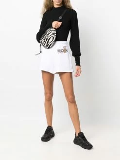 Moschino logo-printed track shorts