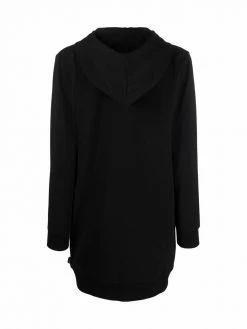 Moschino logo-print zip-up hoodie