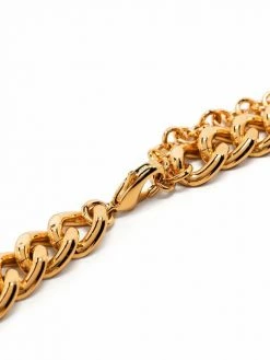 Moschino chunky logo-lettering chain necklace