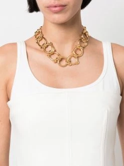 Moschino bear-link chain necklace