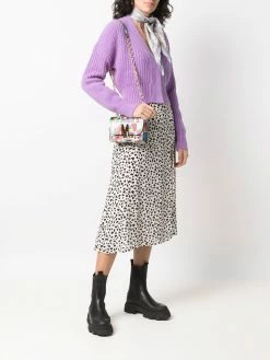 Moschino cartoon-print crossbody bag