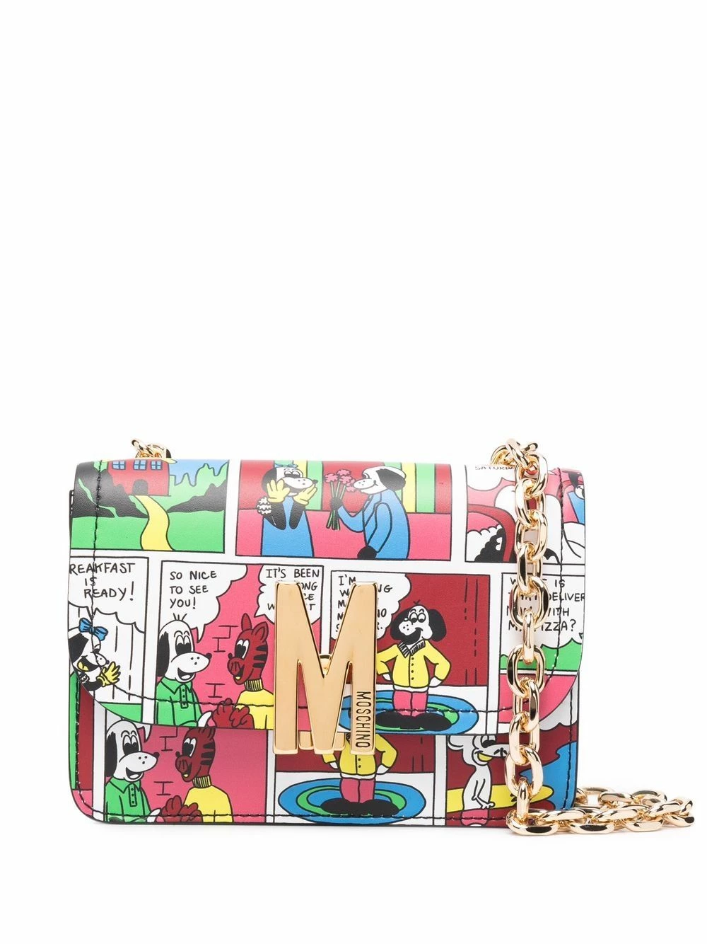 Cheapest ๐ Moschino Cartoon print crossbody bag ๐ 3 Moschino cartoon-print crossbody bag