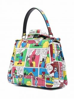 Moschino comic-print tote bag
