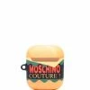 Moschino burger-print AirPods case
