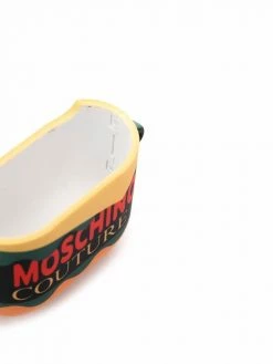 Moschino burger-print AirPods case