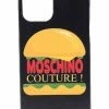 Moschino logo burger phone case