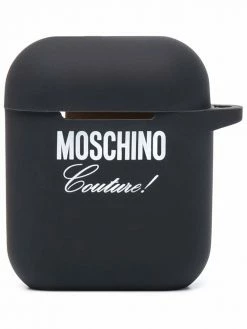Moschino logo-print AirPods case