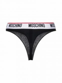 Moschino logo band thongs pack of 2