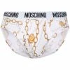 Moschino logo print briefs