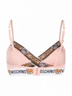 Moschino logo band bralette