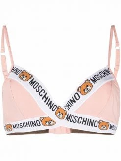 Moschino logo band bralette
