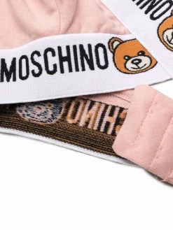 Moschino logo band bralette