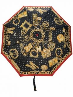 Moschino Donna Bear Charms printed umbrella