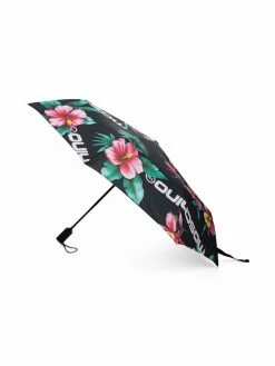 Moschino floral logo-print umbrella
